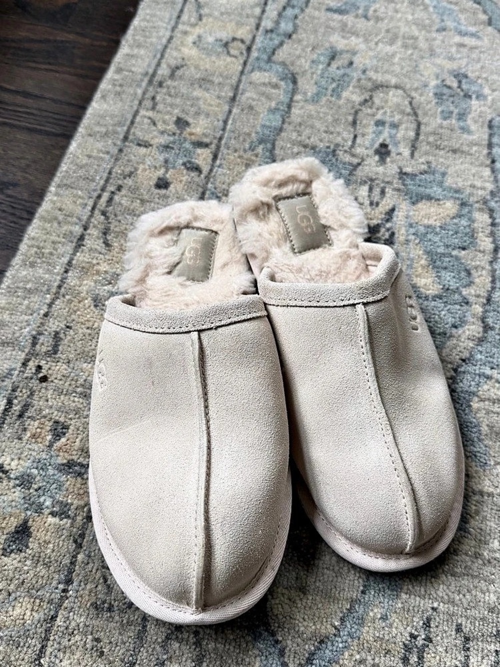 UGG Scuff Pearle Slipper Cream Shearling-Lined Slippers7
